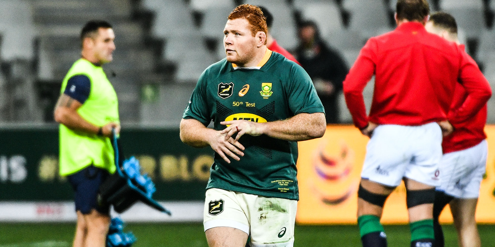 He earned his 50th Bok cap in the second Test against the British & Irish Lions in Cape Town in 2021.