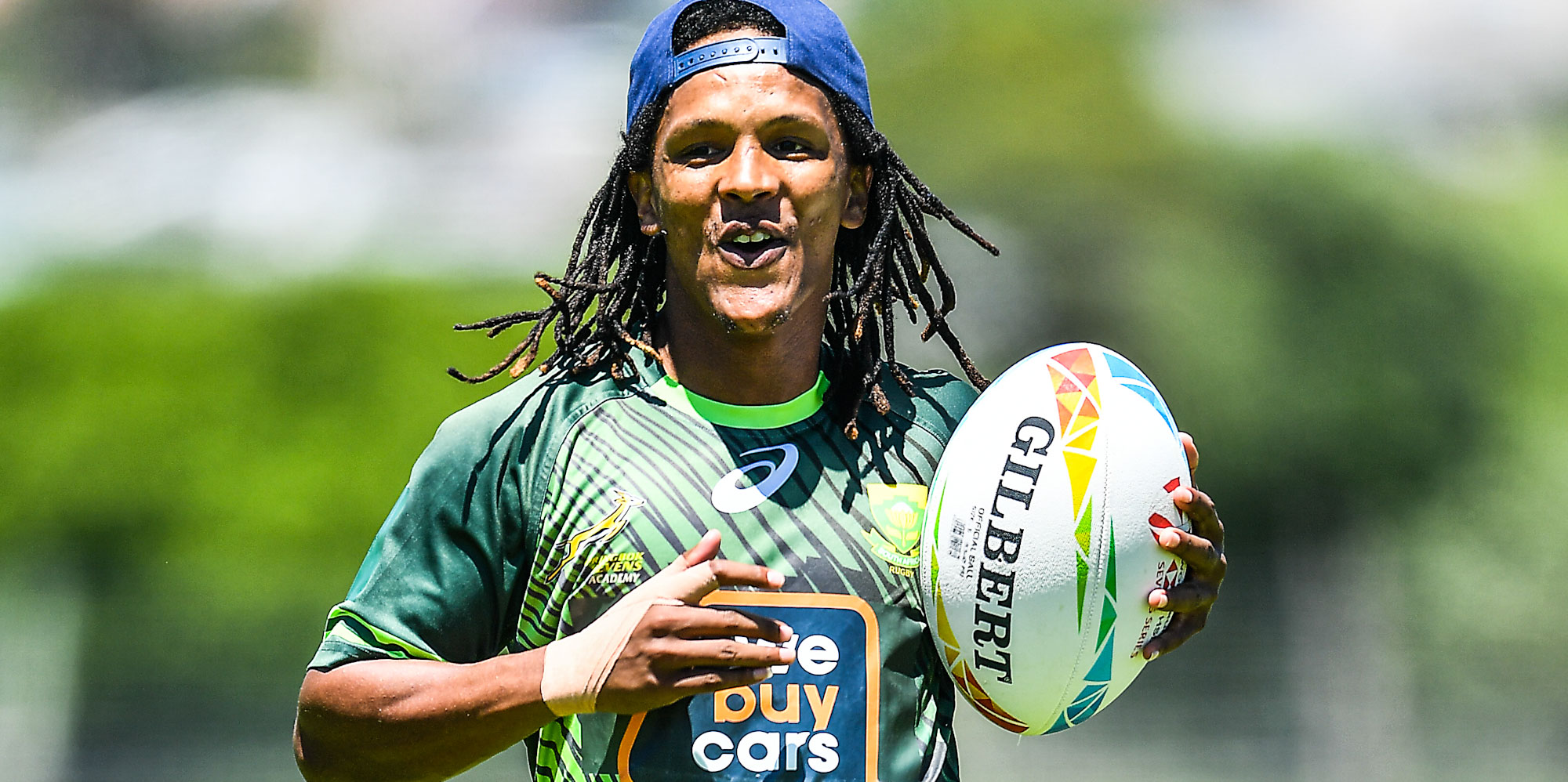 Jaiden Baron is the only uncapped player with the Blitzboks in New Zealand.