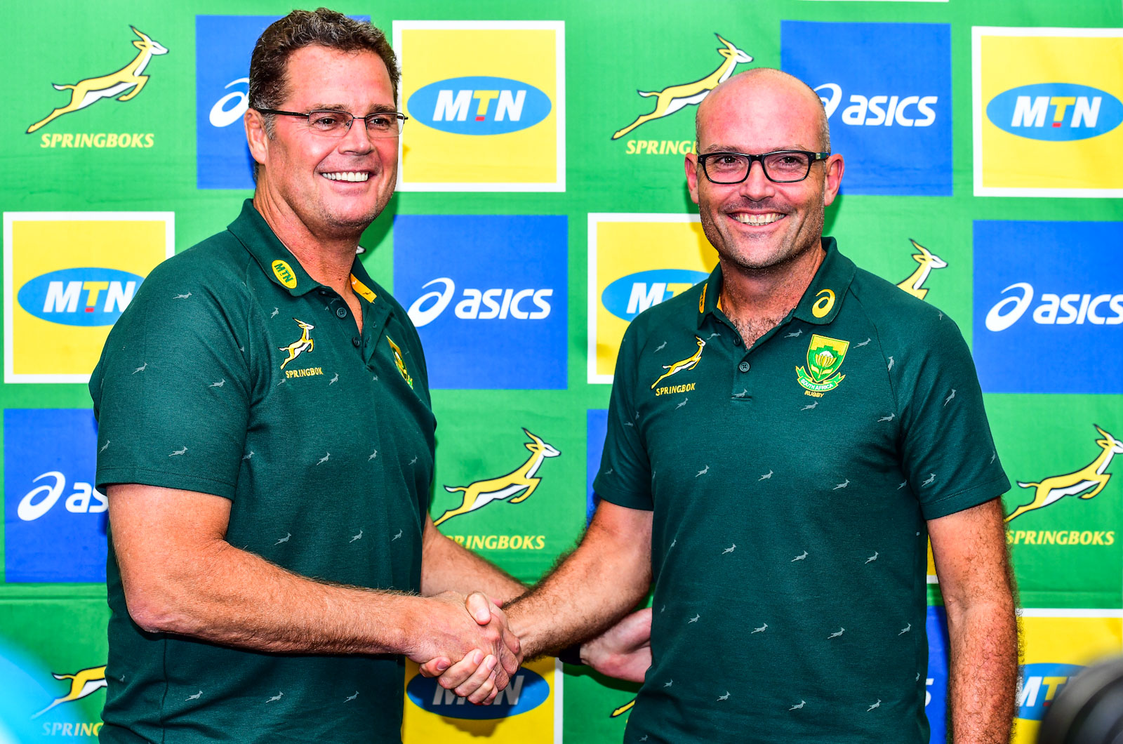 Rassie Erasmus and Jacques Nienaber