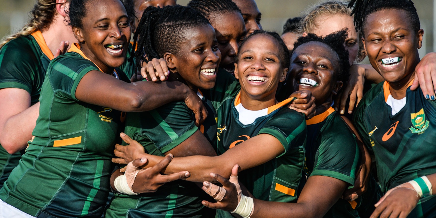 Happiness for the Springbok Women.