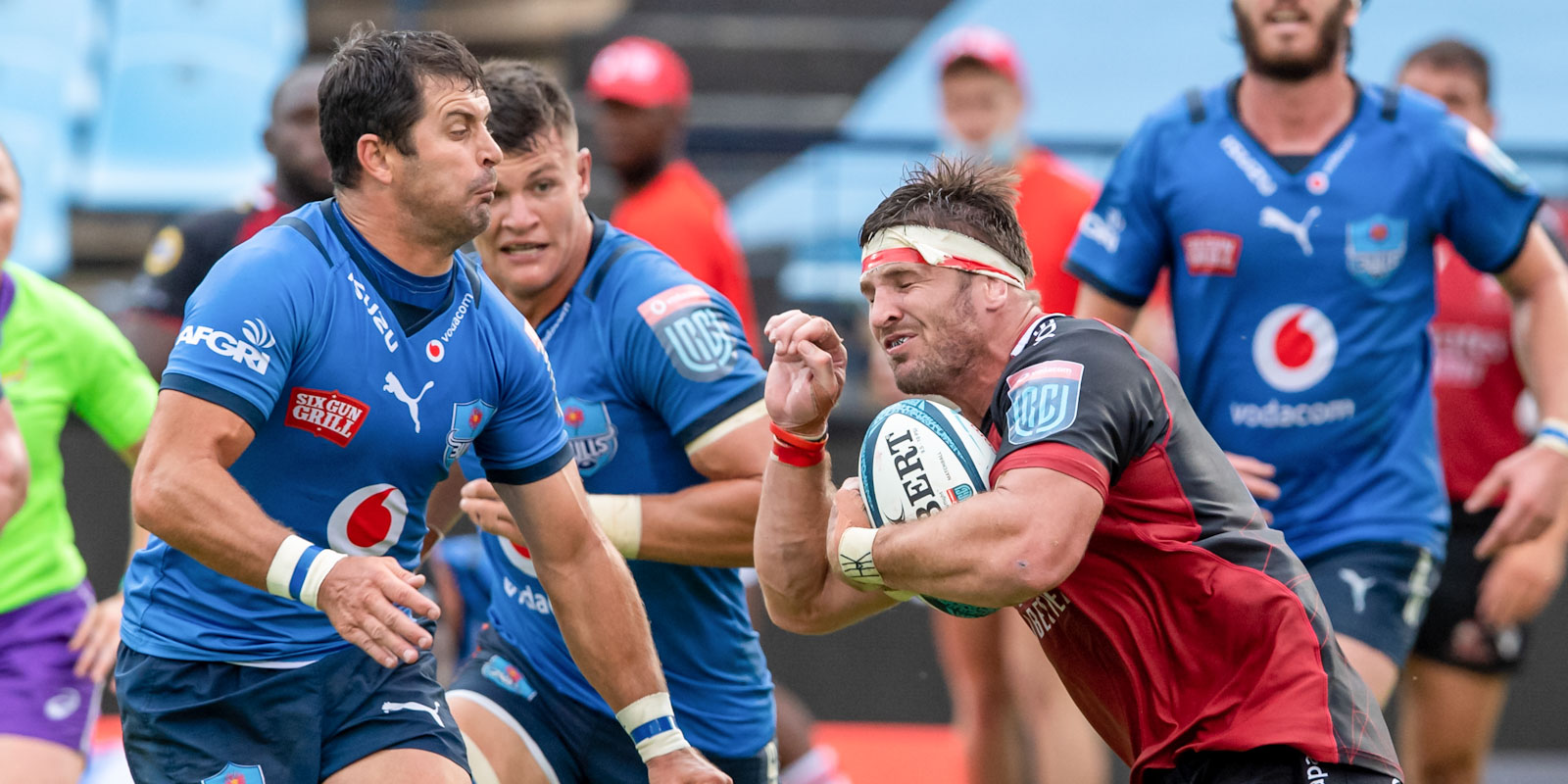 Morne Steyn and Jaco Kriel at Loftus Versfeld.