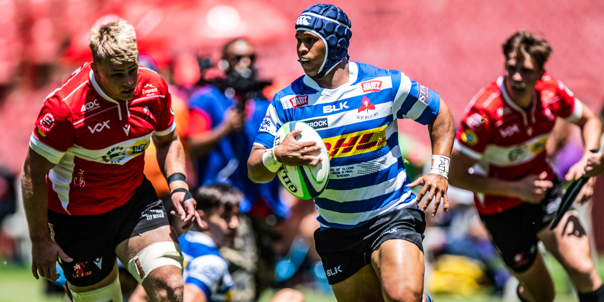 Damian Markus was a constant threat on the attack for DHL WP.