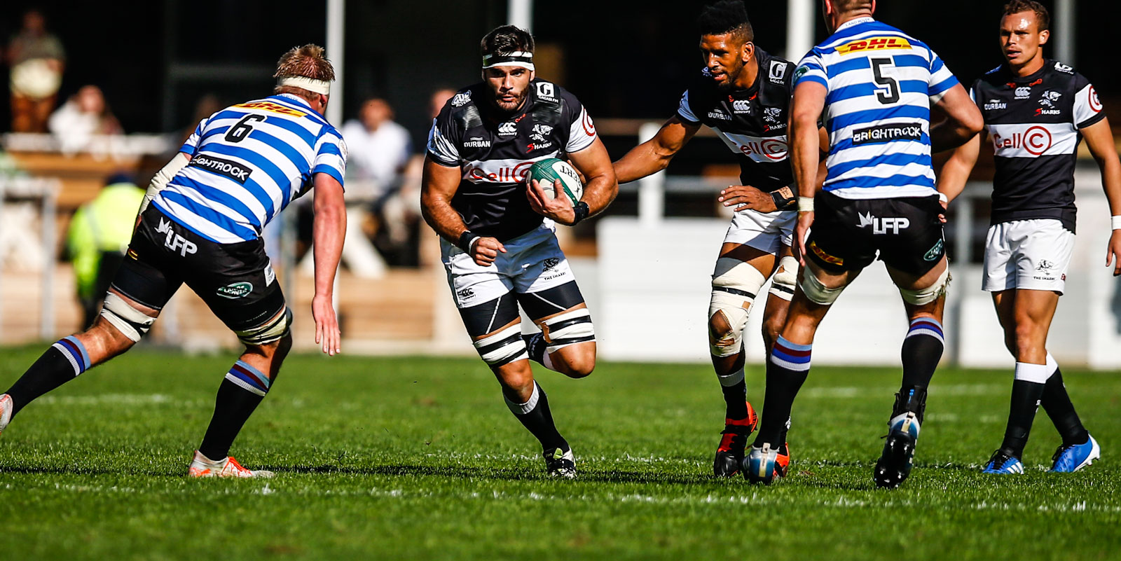 Ruben van Heerden in action against DHL WP in 2019