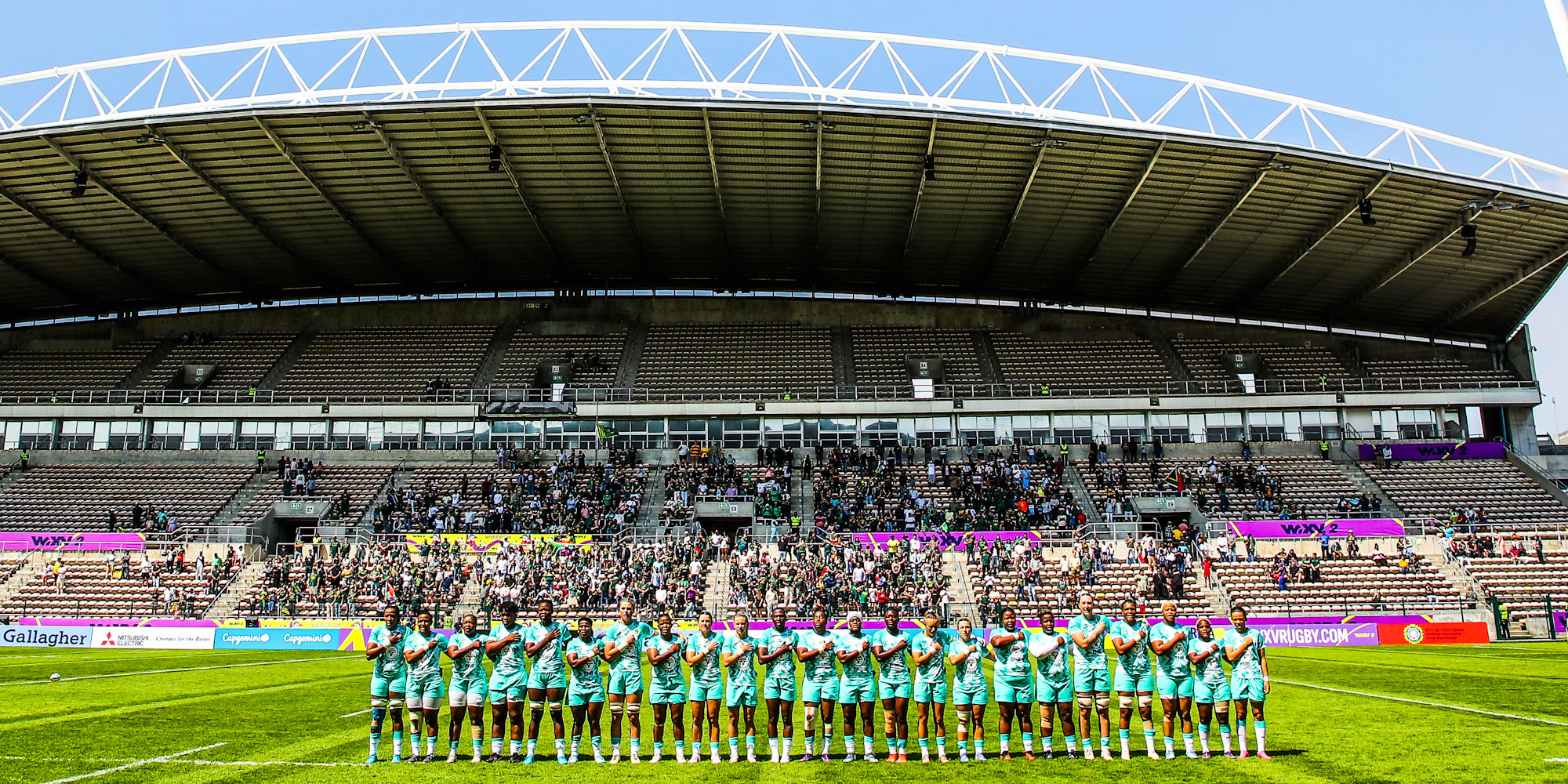 The Springbok Women in action at Athlone Stadium in WXV 2 last year.