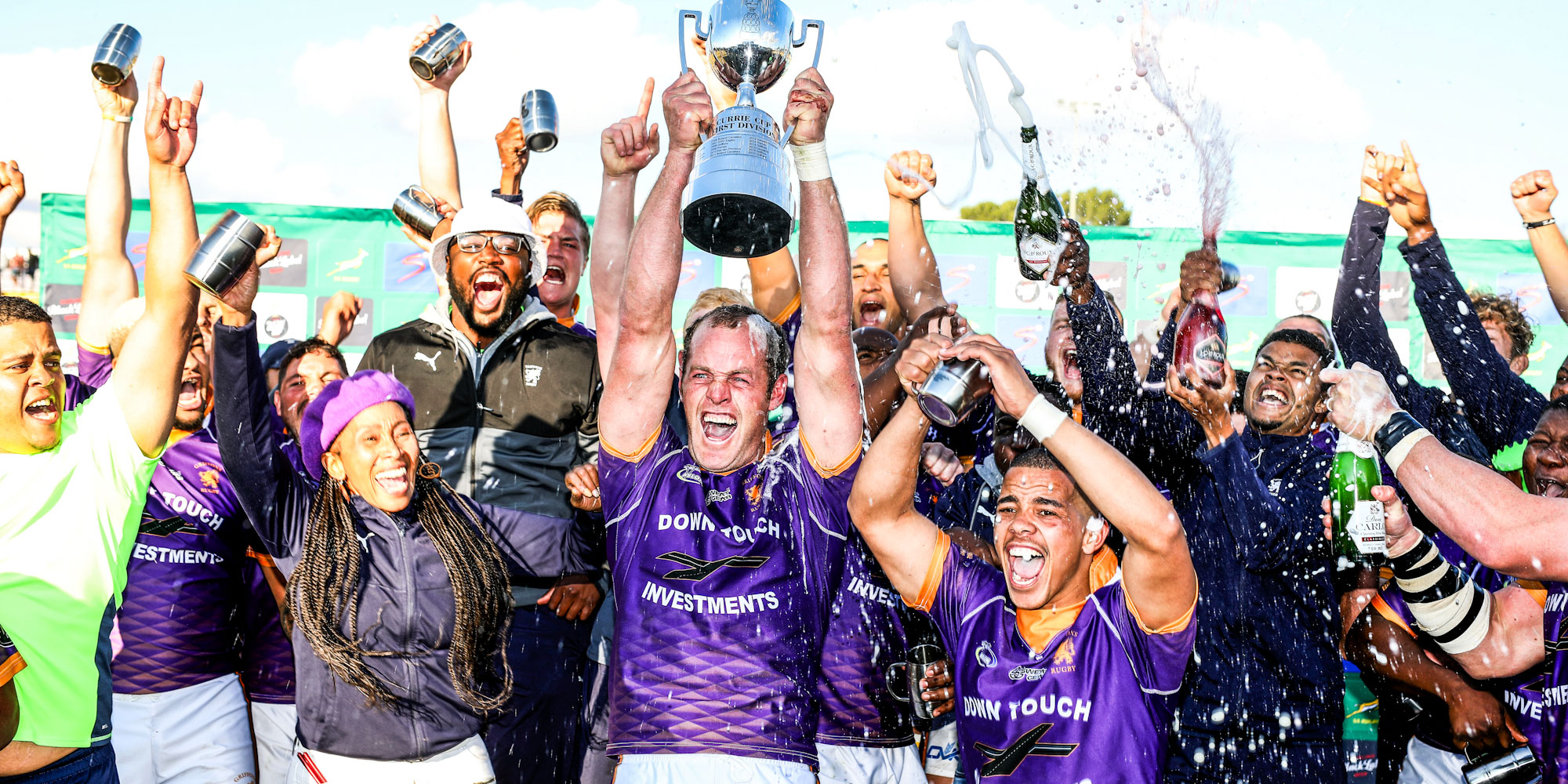 The Down Touch Griffons have been promoted to the Currie Cup Premier Division.