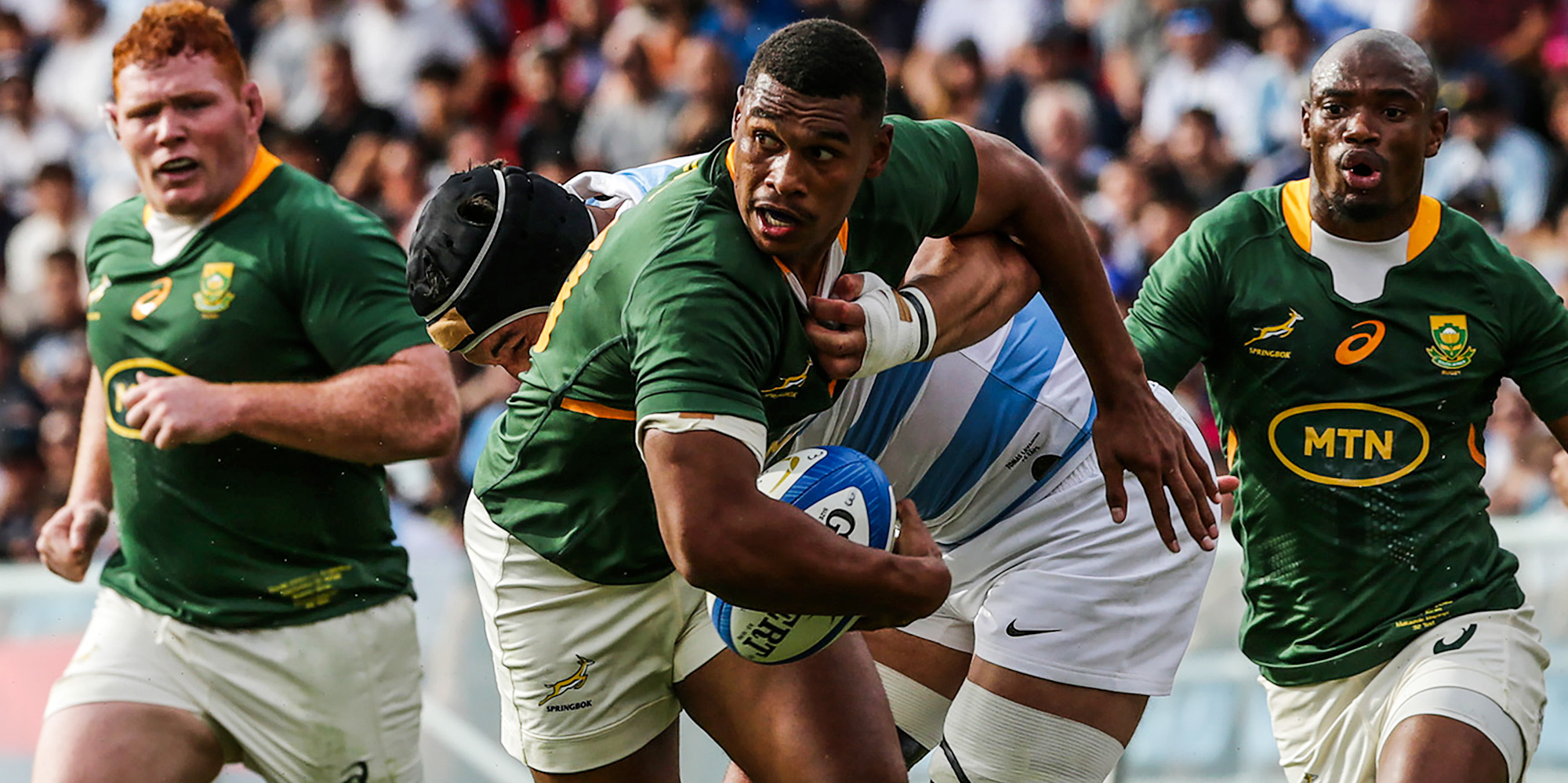 Damian Willemse returns at flyhalf after missing the Test against Argentina in Durban.