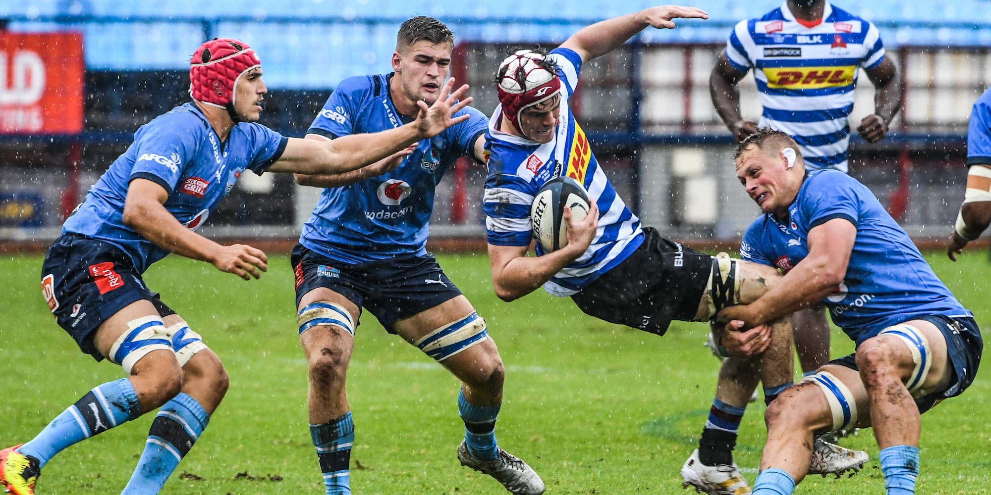 Action from the SA Rugby U20 Cup Final in a wet Pretoria.