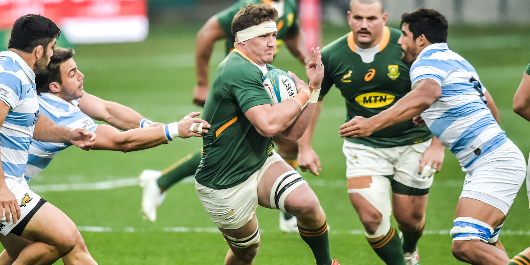 Jasper Wiese in action against Argentina last month.