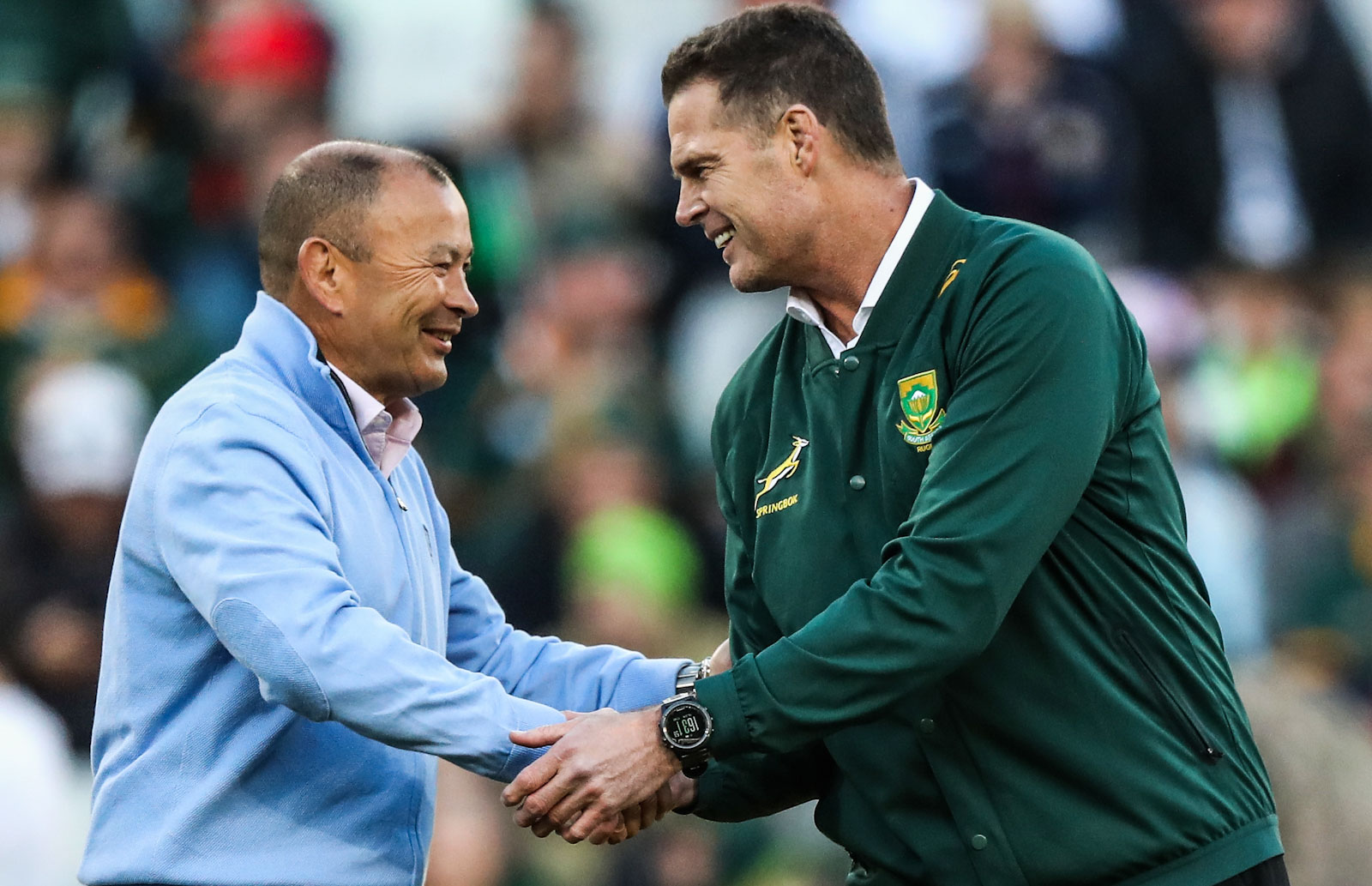 Eddie Jones and Rassie Erasmus