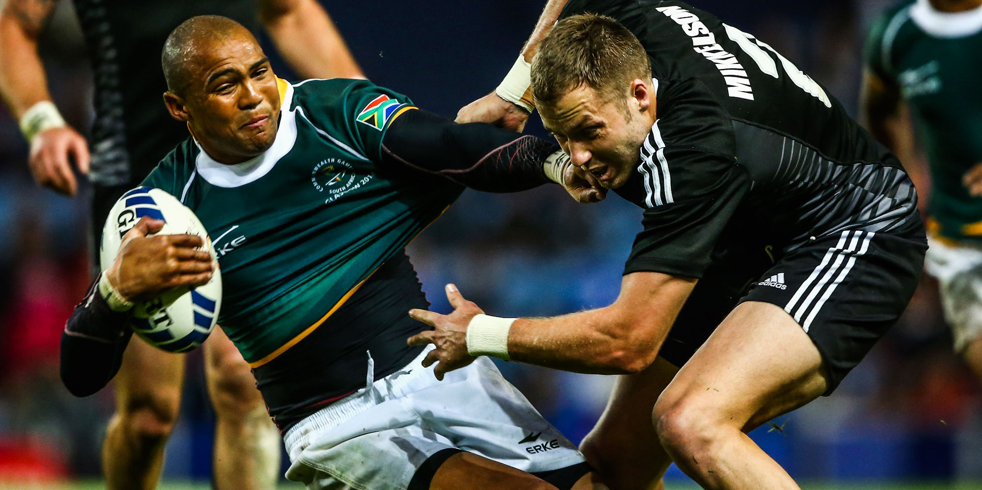Cornal Hendricks in action at the Commonwealth Games in 2014.