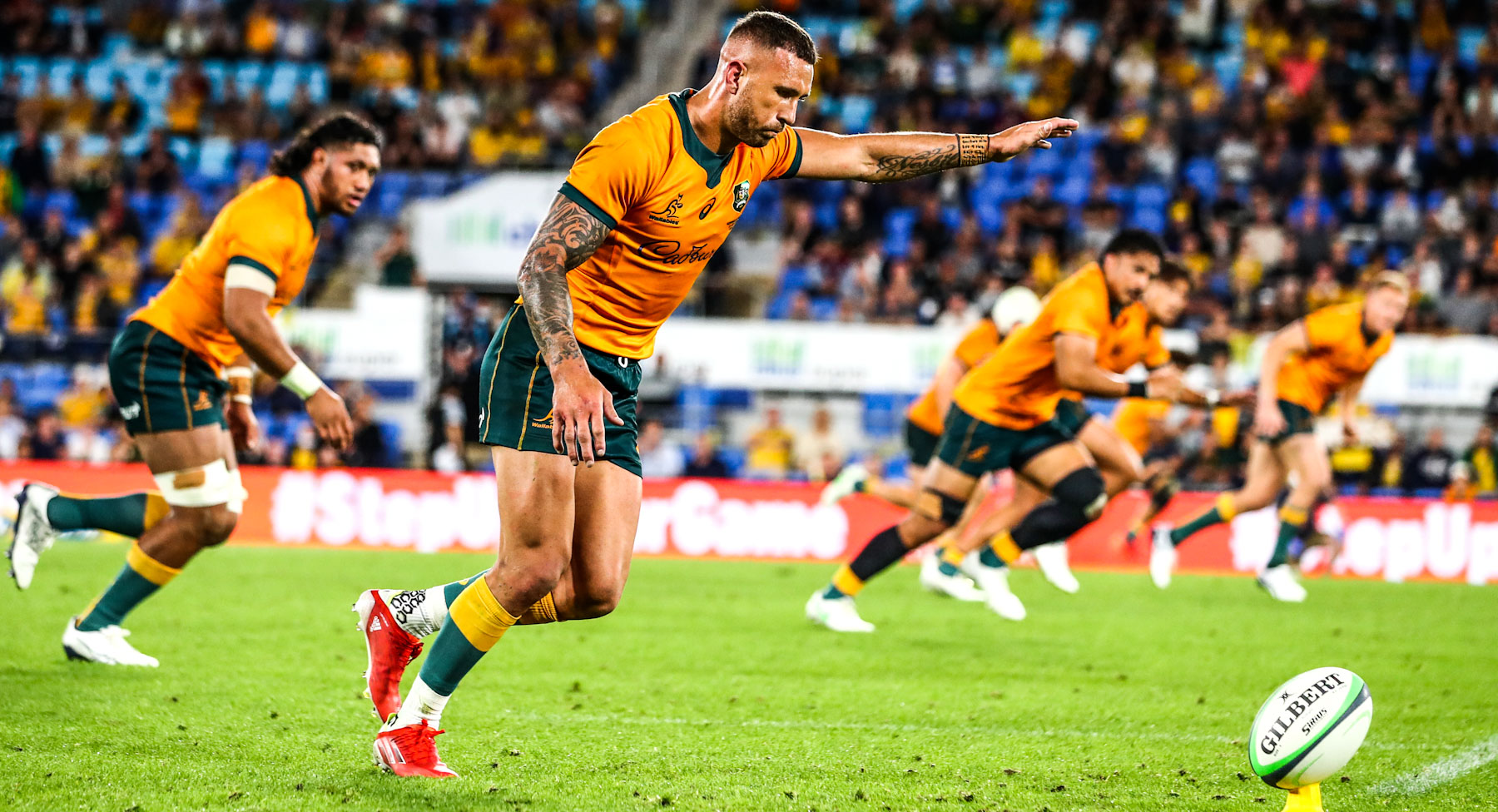Quade Cooper was flawless off the tee for the Wallabies.