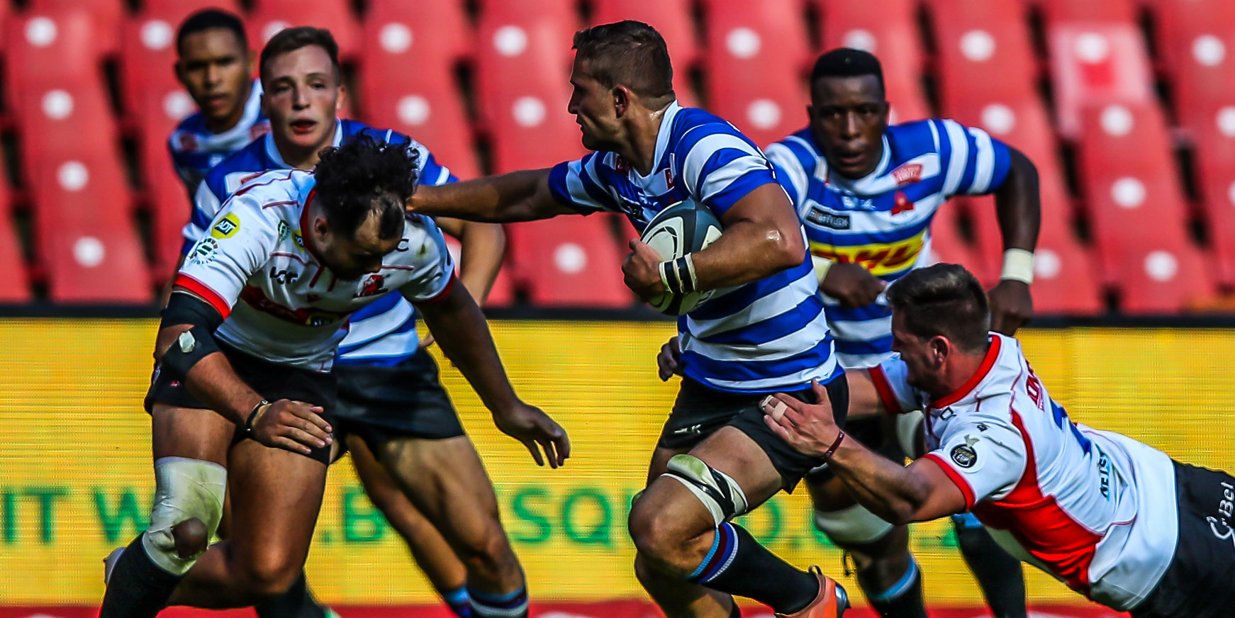 Marcel Theunissen on the charge for DHL WP.