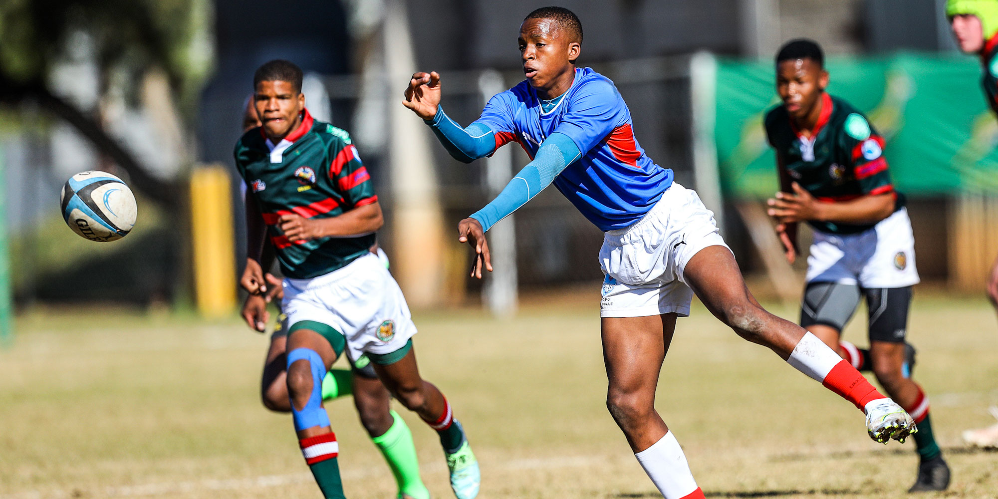 Action from the match between Limpopo and the Leopards.