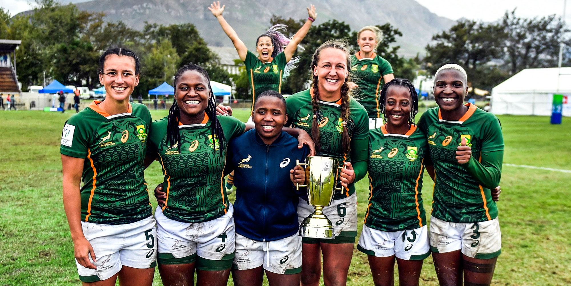 The Springbok Women's Sevens team won the Challenger Series in 2023.