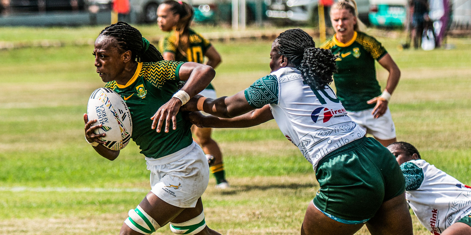 Kemisetso Baloyi on the attack against Zimbabwe.