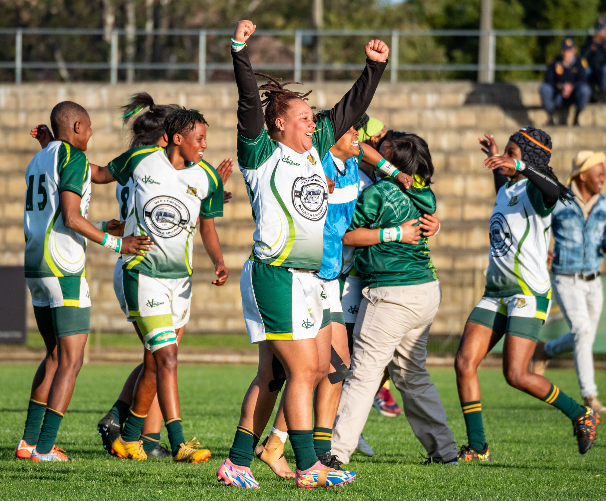 The Eagirls won the title on home soil in George.