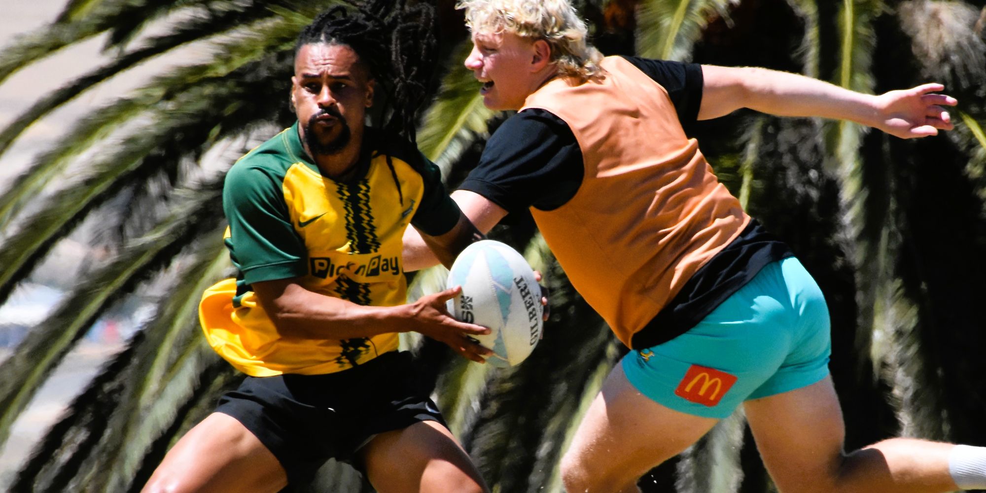 Selvyn Davids during a training session in Caledon.