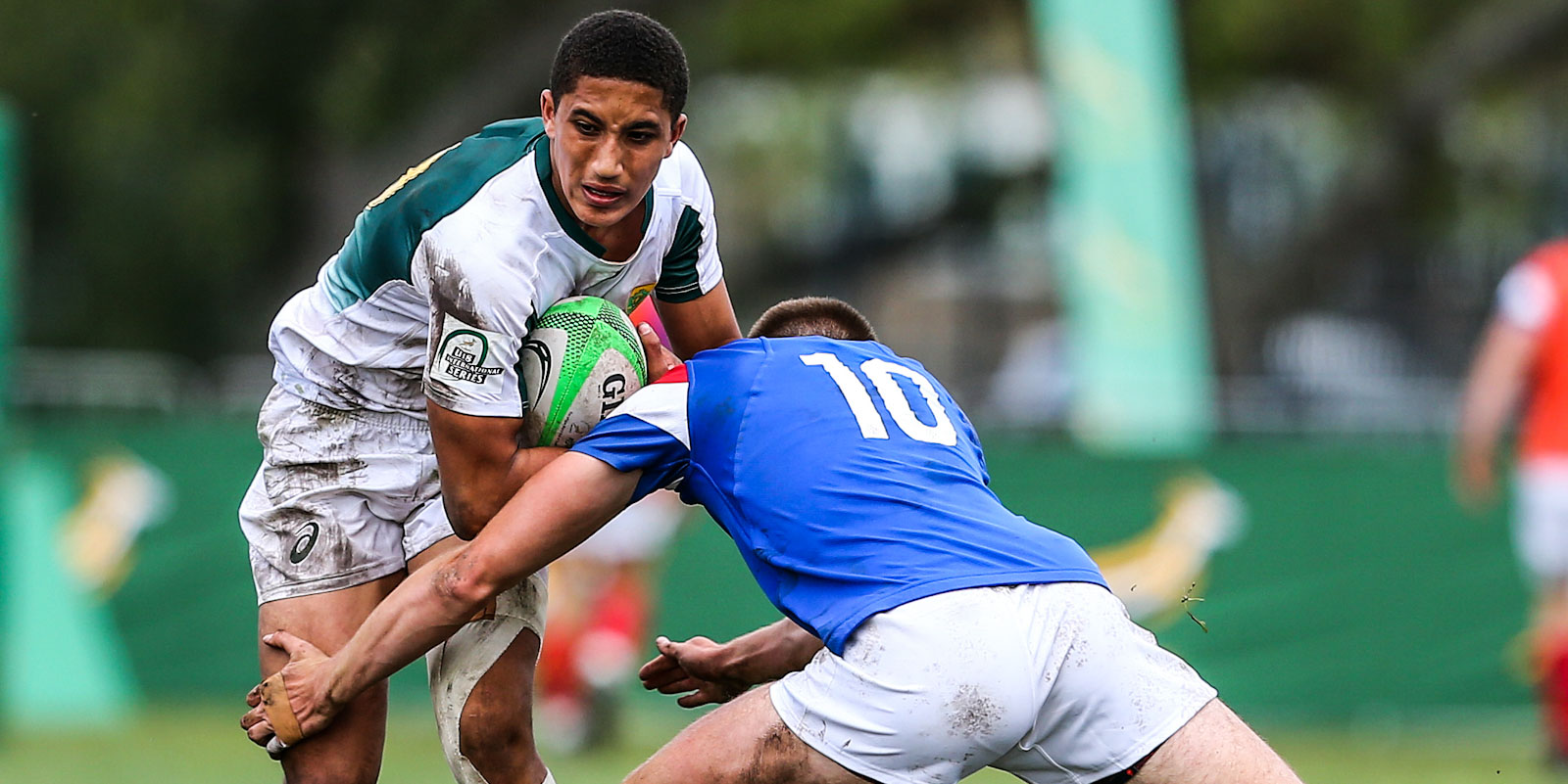 Taking on France for the SA Schools A side in the U18 International Series in 2019.