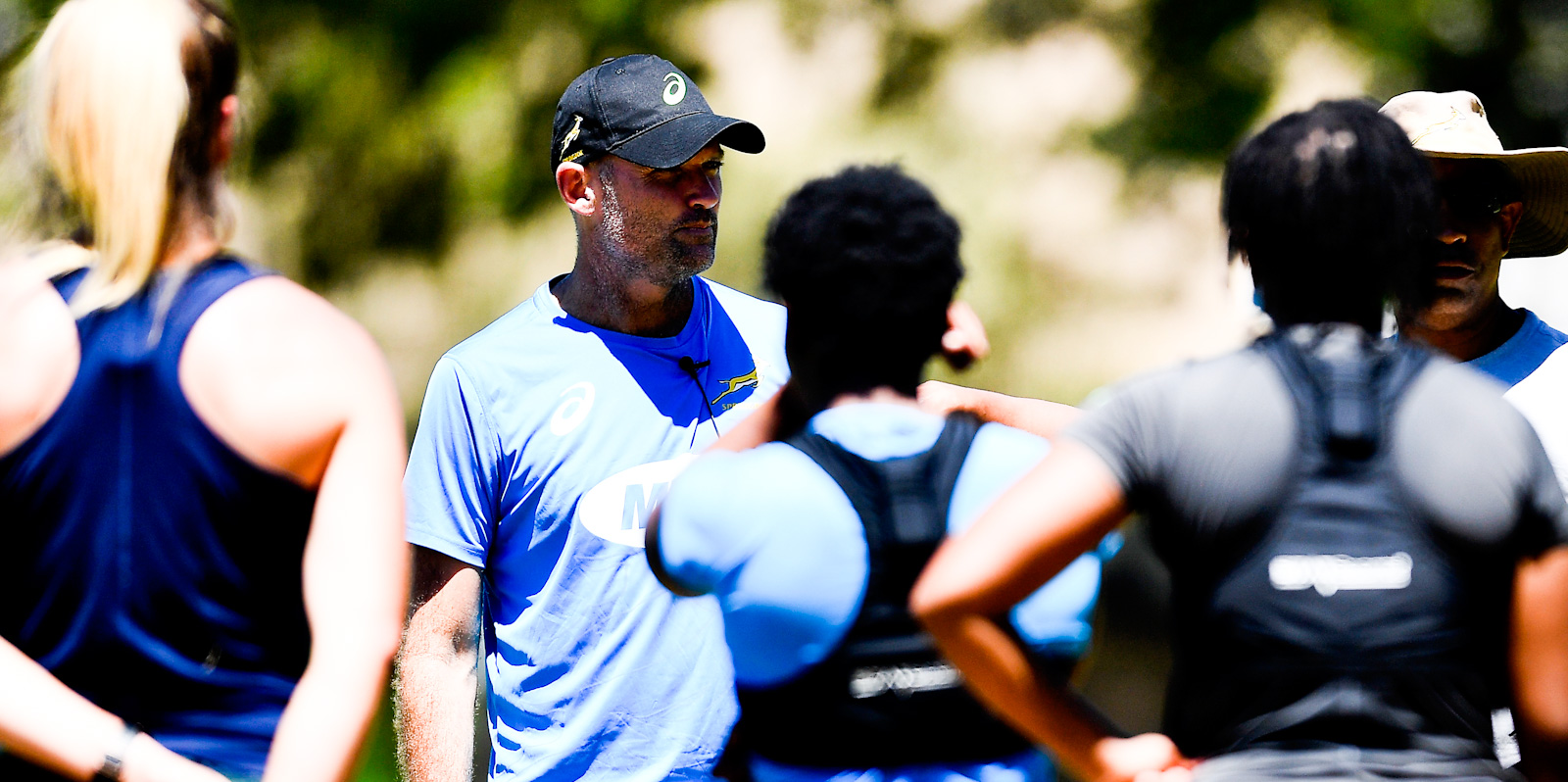 Springbok coach Jacques Nienaber during the national women's training camp earlier this year.