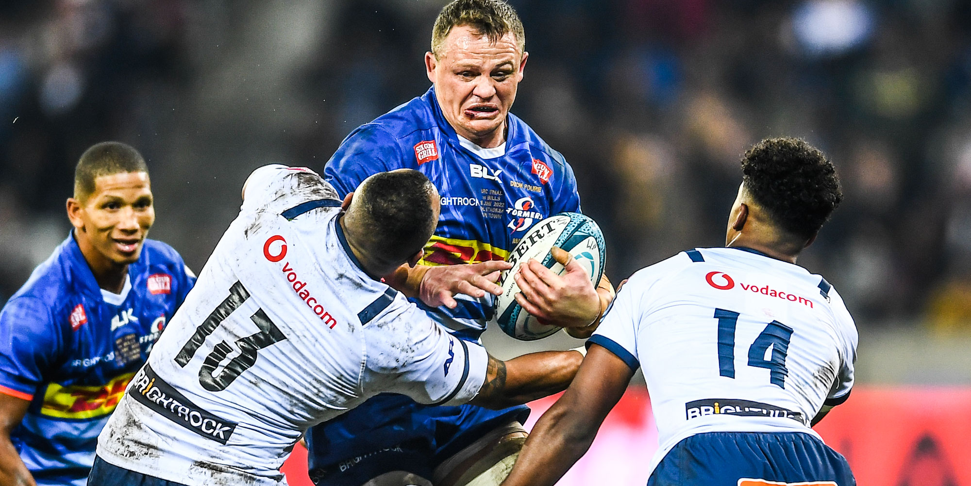 Playing in his 100th match for the DHL Stormers, Deon Fourie was named Man of the Match in the Grand Final.